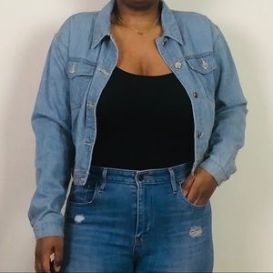 Light wash jean jacket